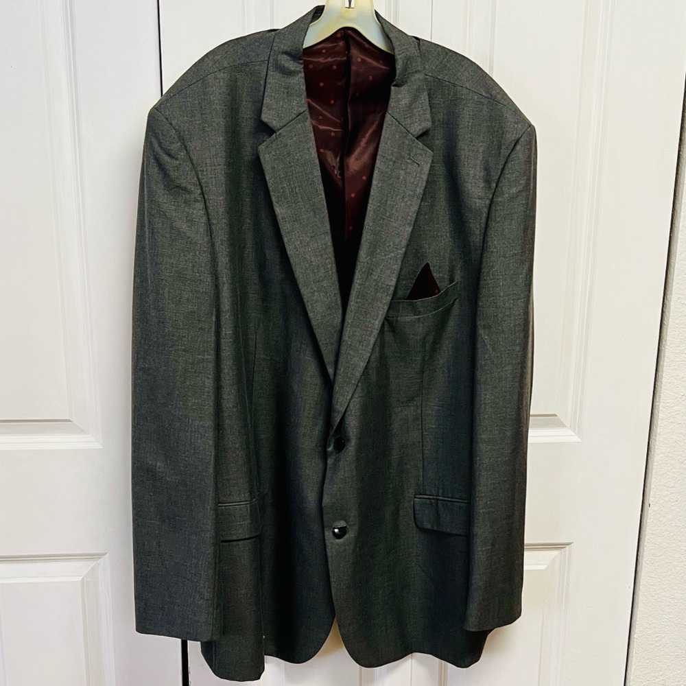 Alexander Julian Gray Sports Coat Blazer Size 56L